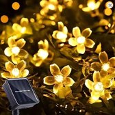 Solar lichtsnoer met bloemen lampionnen kopen? Feestverlichting Solar lichtsnoer met bloemen lampionnen kopen? Feestverlichting