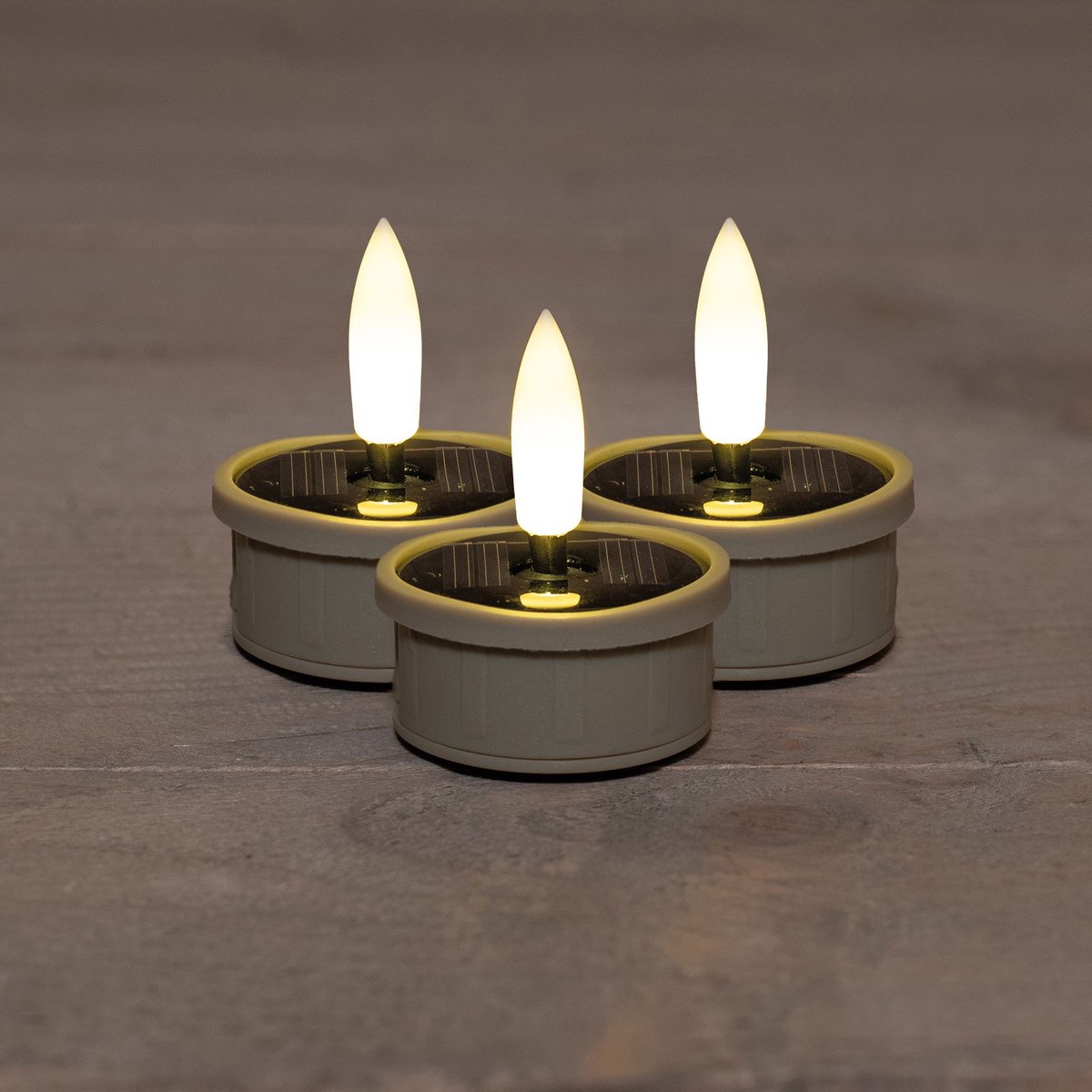 Annas collection - Solar theelicht 3d lont zand s3