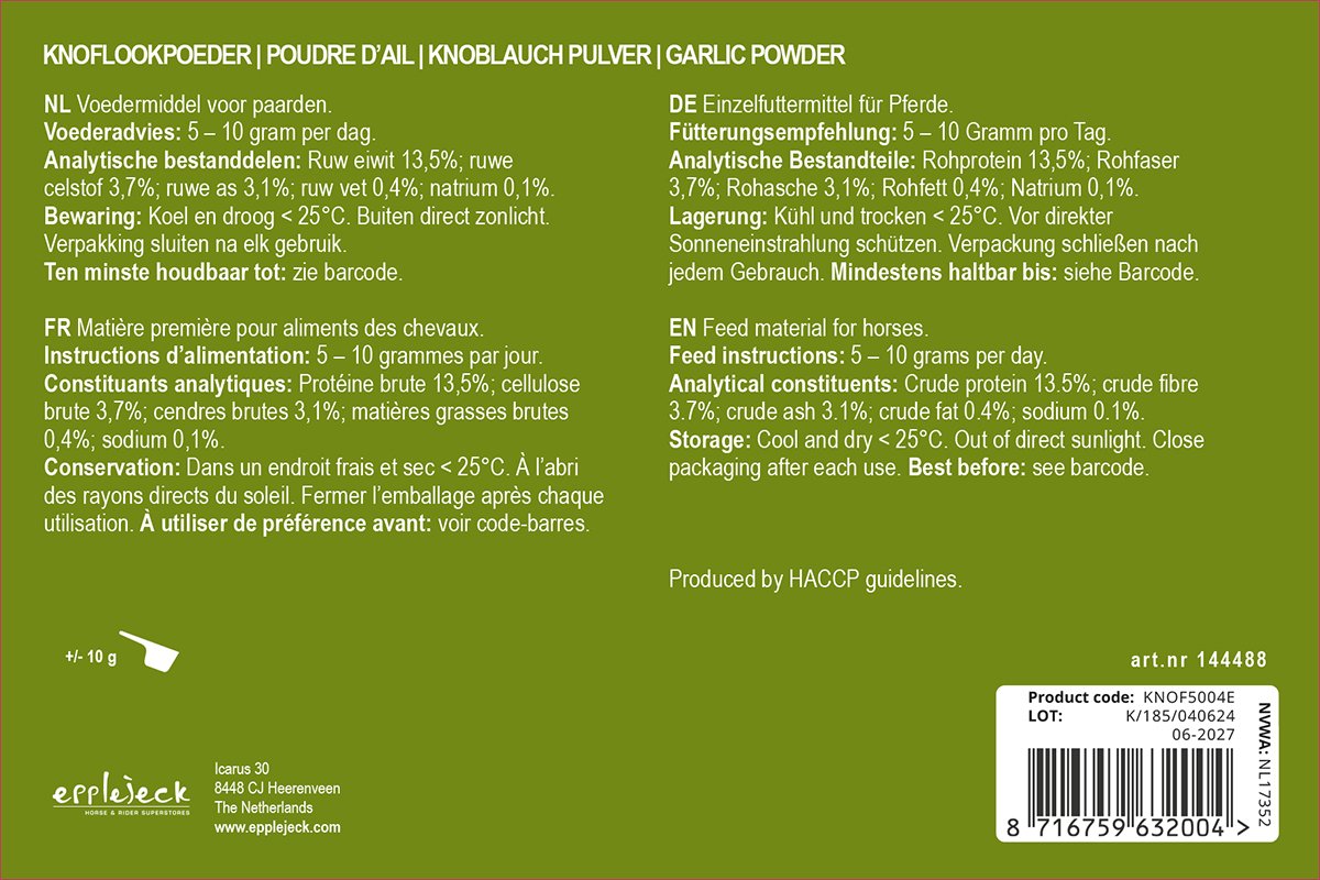 Epplejeck Epplejeck Knoflookpoeder