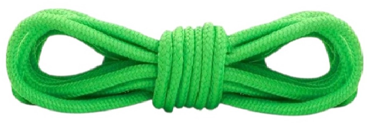 Ronde schoenveters groen -dikte 5 MM- 140cm- Outdoor/ sport schoenen veters
