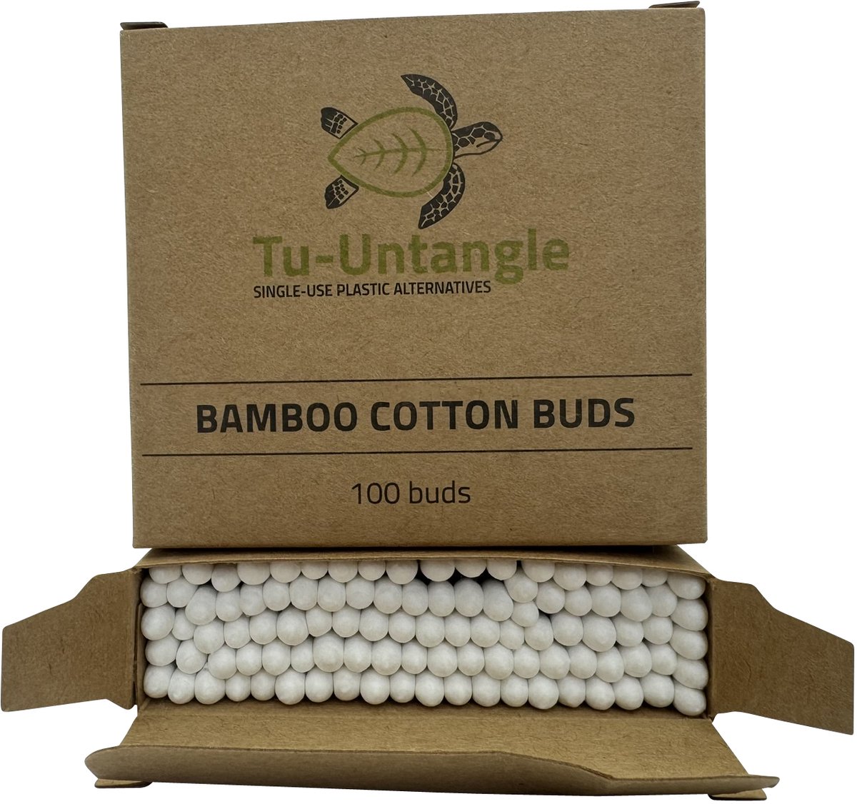 Tu-Untangle - Bamboe wattenstaafjes - 400 stuks - Duurzaam - Milieuvriendelijk