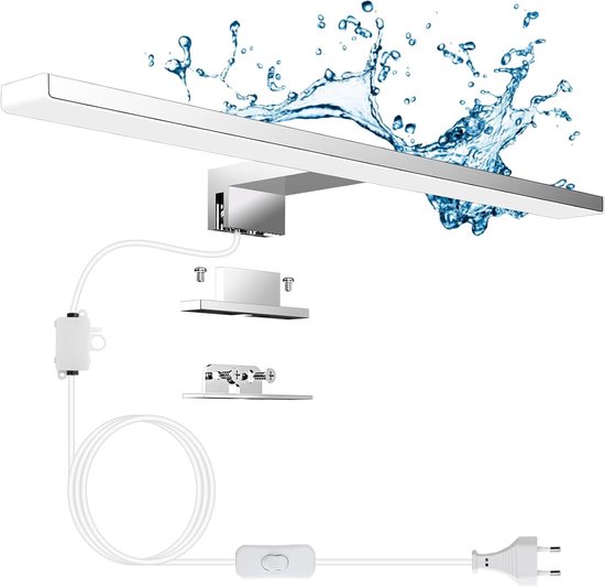 SEBSON® LED Spiegellamp 40cm, Badkamer Verlichting IP44, Spiegelkast