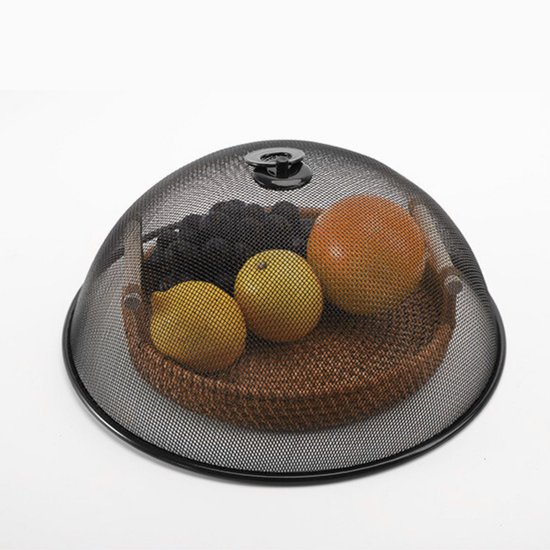 Solud® 2x Vliegenkap 30 CM - Voedselkap - Vliegenverjager voor op tafel - Foodcover - Vliegenvanger — afbeelding 3