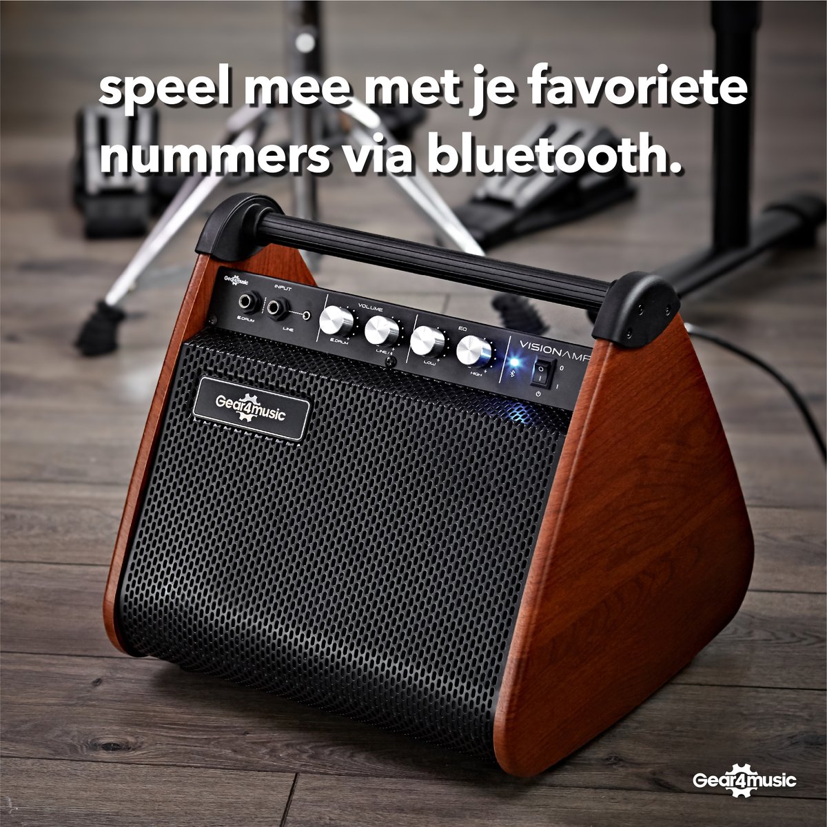 VISIONAMP Elektronische Drum & Keyboard Versterker Draagbaar 50W thumbnail 2