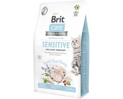 Brit Care Sensitive Food Allergy Management Haring&Insecten - Kattenvoer - 6 x 2 kg