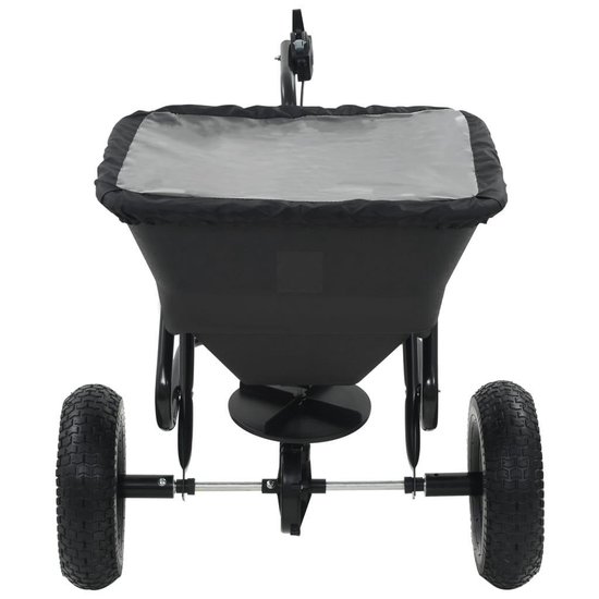 vidaXL - Strooiwagen - sleepmodel - 45 - L - 125x74x79 - cm - PVC - en - staal van Merkloos	 — afbeelding 4
