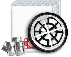 10x Dparts NVM-1CH stofzuigerzakken - 1 filter - 4 geurzakjes - geschikt voor Numatic - voor alle 12" Henry en Hetty stofzuigers - James - PPR240 - nr. 604015