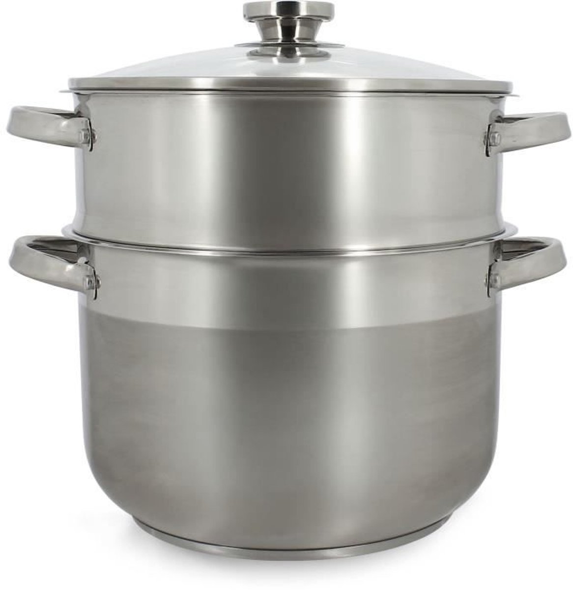 Couscoussier - MENASTYL - 4615450 - Roestvrij staal - 10 liter - Alle branders inclusief inductie