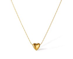 Marie-Celeste Ketting Hart 1,0 mm 42 - 45 cm - Goud