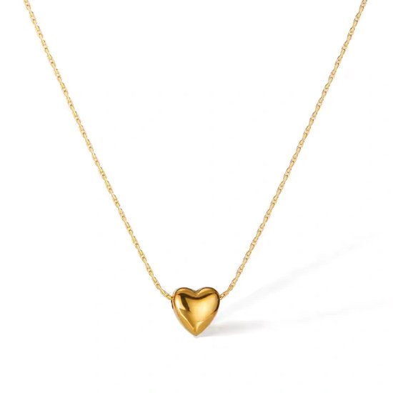 Sparkle14 Ketting Hart 1,0 mm 42 - 45 cm - Goud