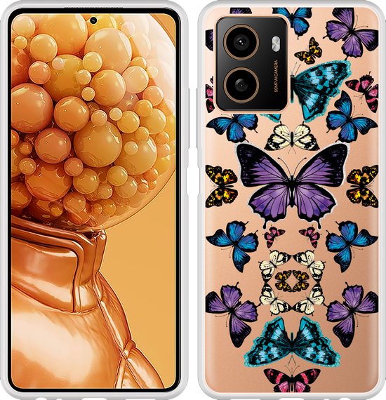 hoesje & Gehard glas Heldere siliconen hoes handyhülle compatibel met HMD Pulse Plus/HMD Pulse Pro/HMD Pulse case screen protector Cover Hülle Schutzglas tempered glass Zwart