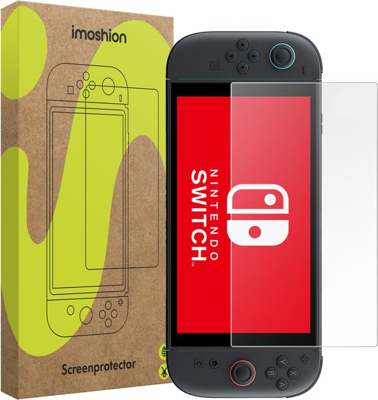 imoshion Screenprotector geschikt voor Nintendo Switch 2 - Gehard Glas, Anti Vingerafdruk Coating, Krasbestendig en UV Werend - Accessoires