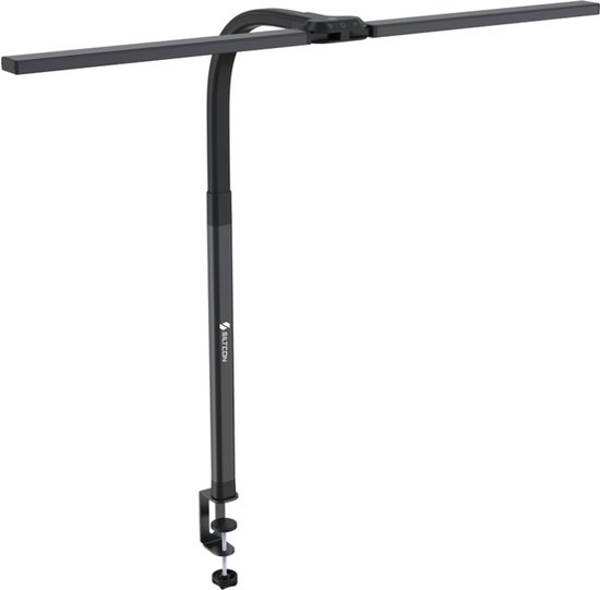 Lampe de bureau Siltcon - Lampe de bureau LED à intensité variable - Lampe de bureau avec pince - Lampe de table - Lampe de loisir - Lampe artisanale - Lampe LED - Incl. télécommande