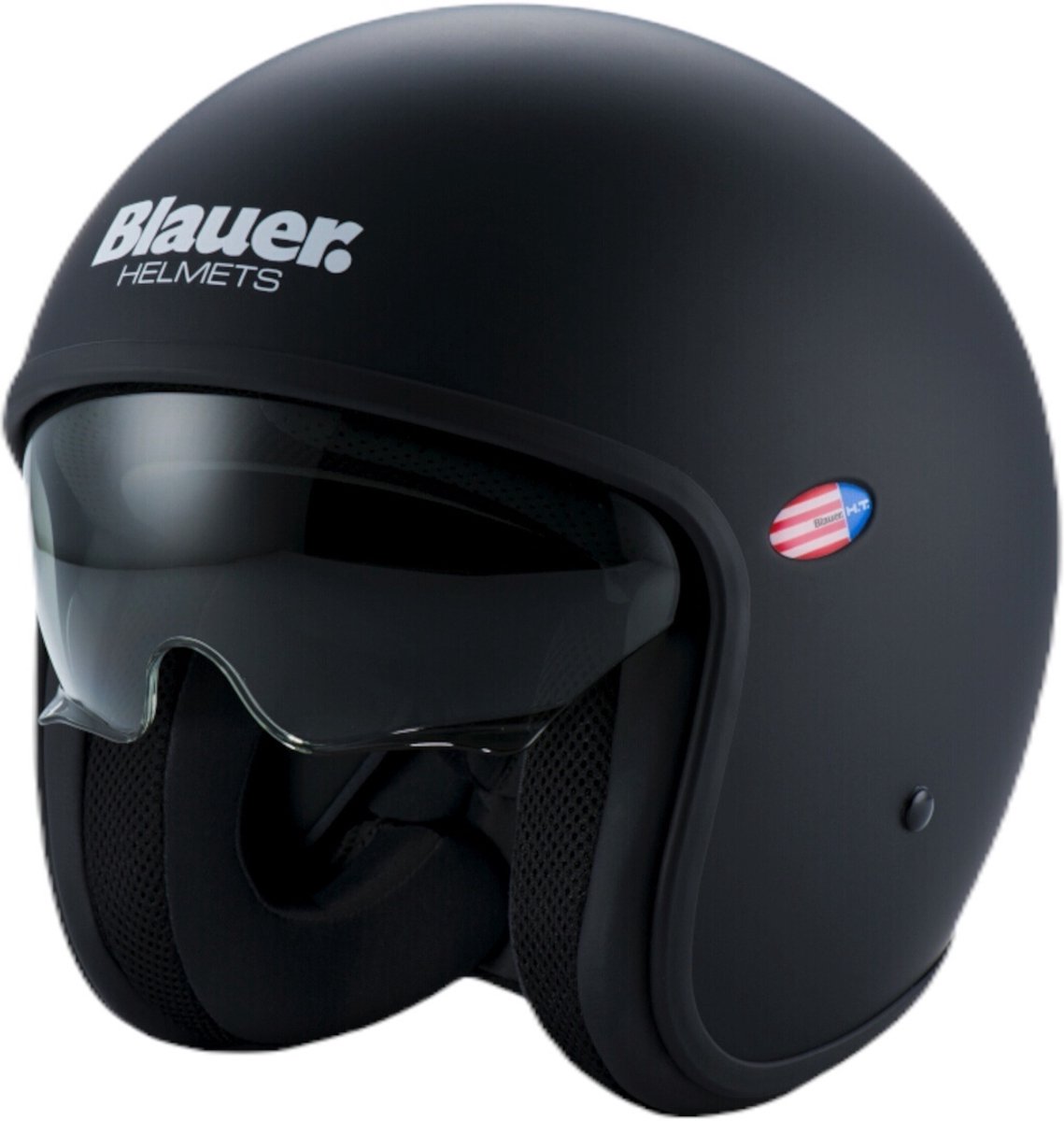Blauer Pilot 1.1 Mono 06 Zwart Jethelm - Maat S - Helm