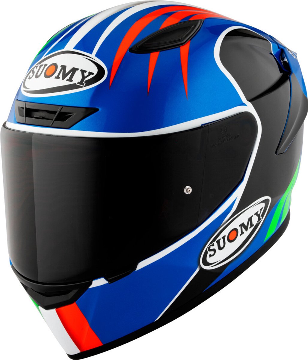 Suomy Track-1 Pecco Mugello 2022 E06 Blauw Zwart Integraalhelm - Maat XXL - Helm