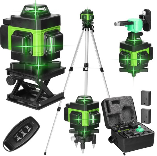 Vesto® 4D Kruislijnlaser - Inclusief Draagkoffer - Zelfnivellerend