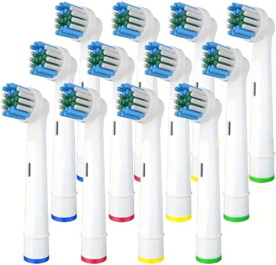 Opzetborstels compatibel met Oral b IO elektrische tandenborstel, tandenborstelkop voor IO 3/4/5/6/7/8/9/10-Pack van 8 diep schoon, zwart