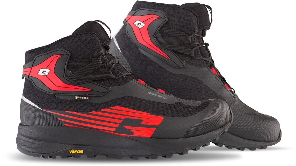 Gaerne Xenon Gore-Tex® Zwart Rood Motorschoenen - Laars