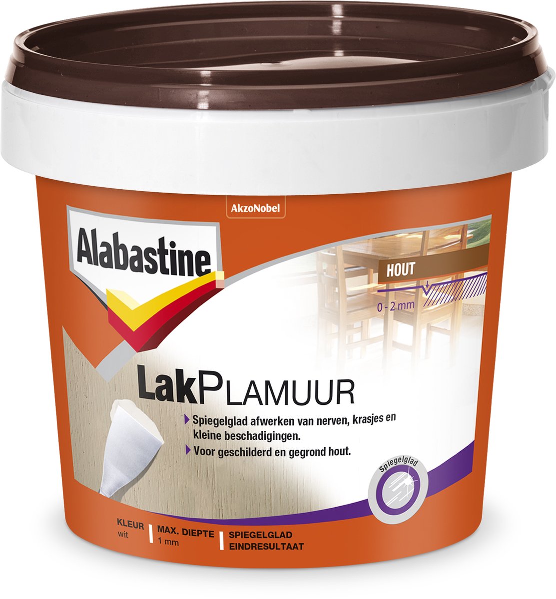 Alabastine - Lakplamuur - Wit - 400 G
