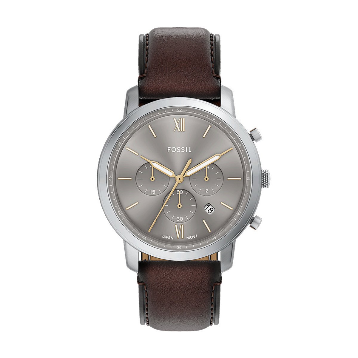 FOSSIL NEUTRA Heren Horloge 44 - Zilverkleurig