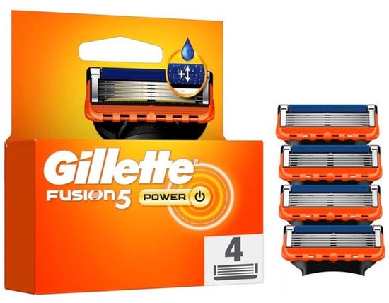 Gillette Fusion5 Power Scheermesjes (4 Mesjes)