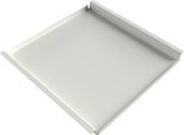 Steellish Dienblad Vierkant - Hocker Tray - Aluminium - Wit - 70x70 cm
