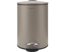 Blomus TUBO Pedaalemmer - 3L - Taupe