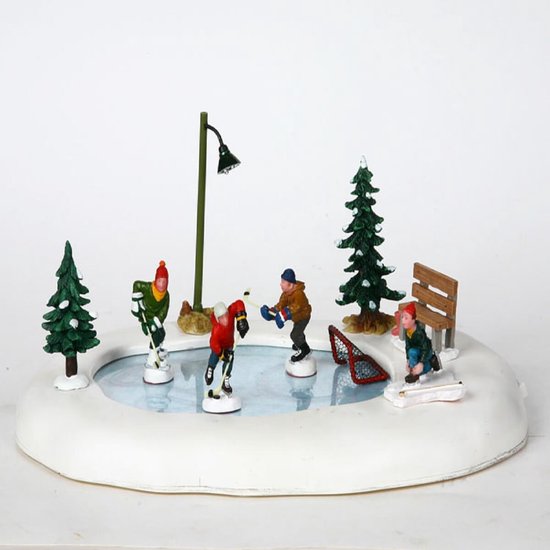 Lemax - After School Hockey Match -  B/o (4.5v) - Kersthuisjes & Kerstdorpen