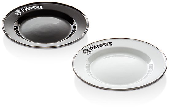 Assiettes 2 pièces blanches Petromax