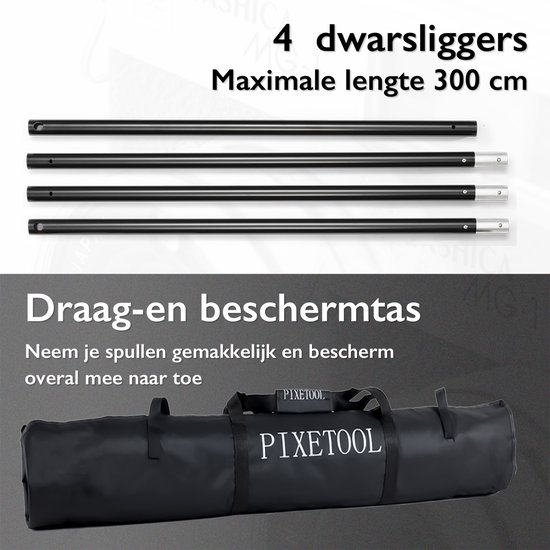 Achtergrondsysteem met wit doek 600 x 300 cm. | Dagelijkse koopjes en Achtergrondsysteem met wit doek 600 x 300 cm. | Dagelijkse koopjes en