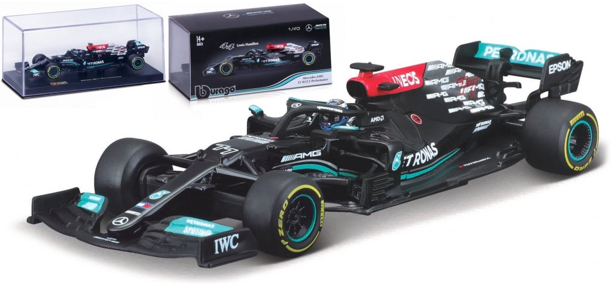 Bburago Mercedes-AMG F1 W12 E Performance - Valtteri Bottas - 2021 LUXE 1:43
