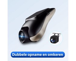 Junsun 1080P HD Auto DVR 170° Dashcam UHD WiFi en GPS-videorecorder Camera Mit 64-GB-geheugenkaart