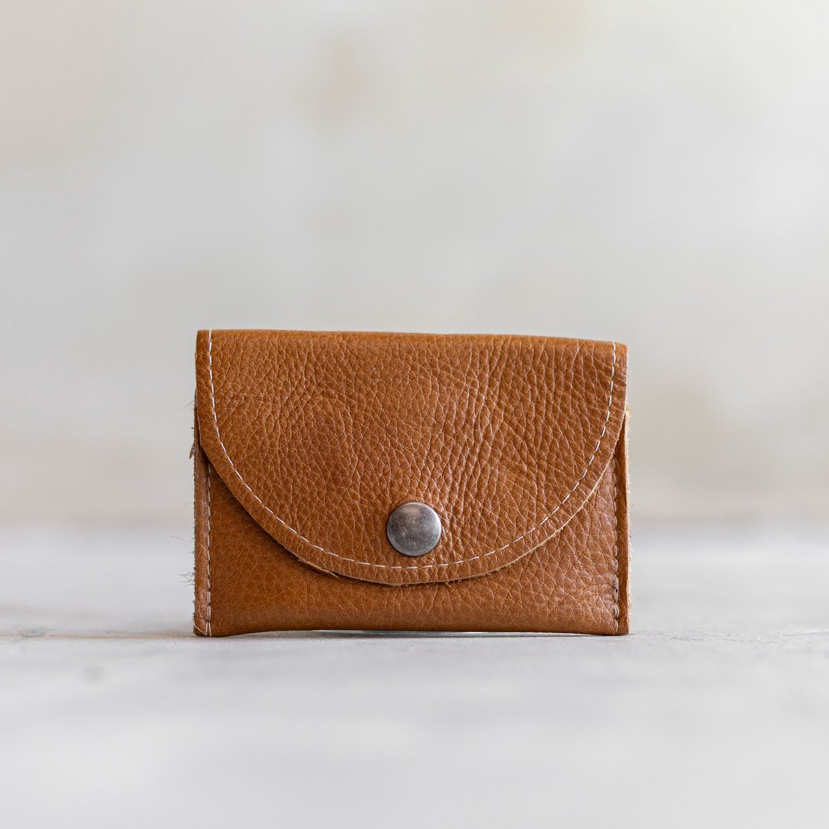 Portemonnee - Cognac leder