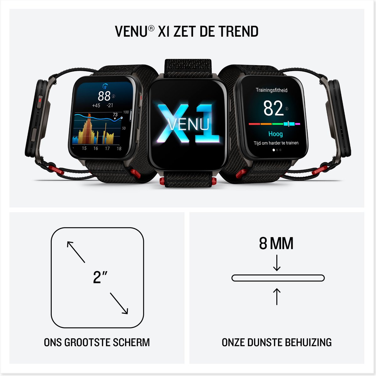 Garmin Venu X1: Premium AMOLED-smartwatch met 100+ sportapps thumbnail 3