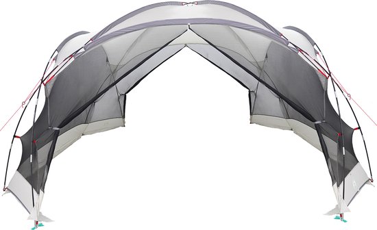 vidaXL - Camping - Muggennet - met - Deuren - Grijs - voor - 8 - Persoons - en - Waterdicht van Vidaxl — afbeelding 5