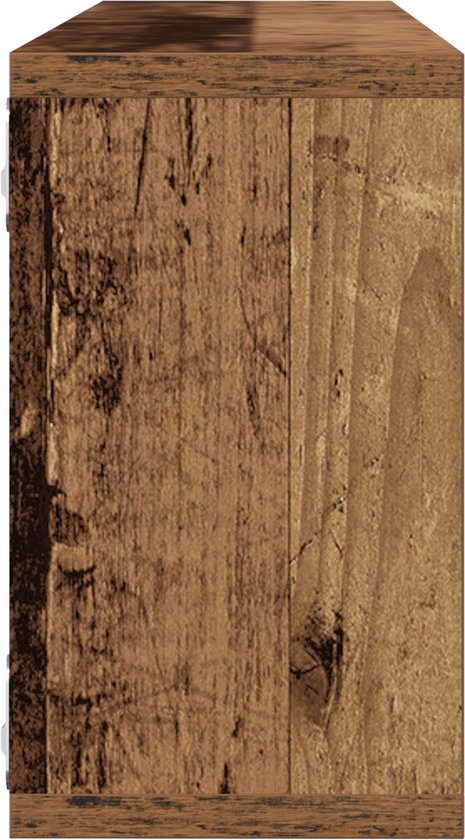 Wandschappen 2 pcs Oudhout 80 x 15 x 26 cm Bewerkt hout | -nl