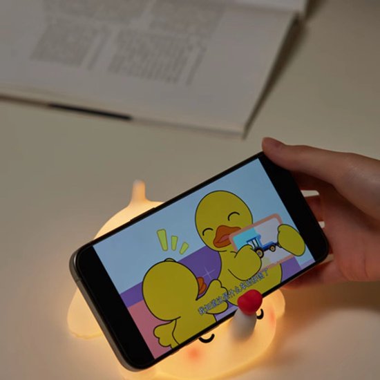 Nachtlampje Kind - LED Siliconen Nachtlamp - Draadloos & Oplaadbaar - Olifant van Loving Elephant Silicone Night Lamp — afbeelding 3