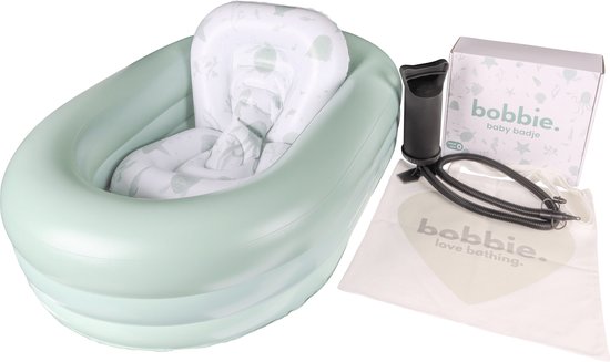 Bobbie. Sea - Opblaasbaar Babybad - 2-in-1 Meegroeiend baby zwembad van 0 tot 2 Jaar - Gepatenteerd extra veilig design