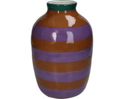Vaas Strepen Multi 18x18x26cm