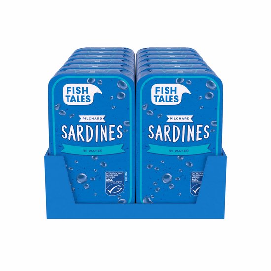 Fish Tales - Sardines - 12 pack - Water - MSC