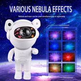 Astro Dreamer Galaxy Nachtlampje Astronaut Ruimteprojector Sterrennevel Plafond LED-lamp- Huis Decoratief Astronaut Galaxy Sterrenhemel Projector - LED-nachtlampje - Slaapkamer Kamer Decoractie - Geschikt ook voor Cadeau - Met Afstandsbediening -