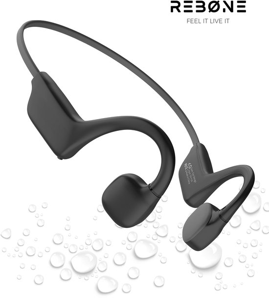 REBØNE Core Draadloze Sportkoptelefoon Zwart - REBØNE - €37,90