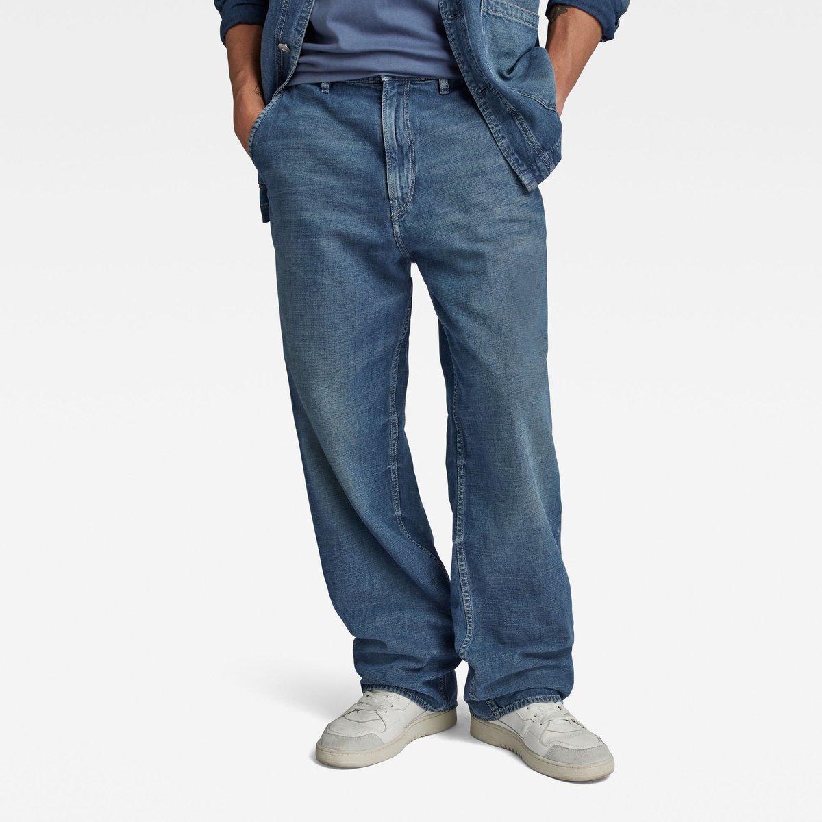 G-Star Modson Straight Fit Heren Jeans Blauw