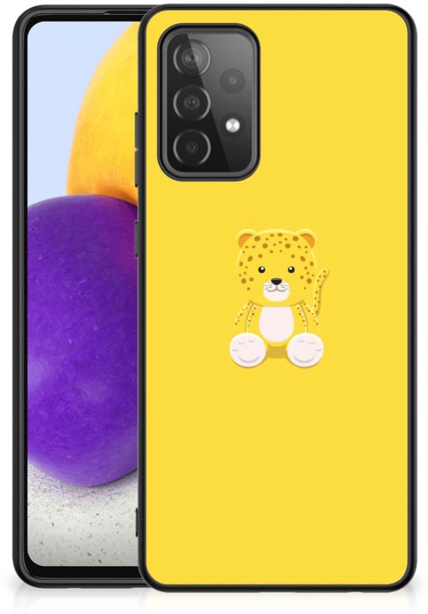 Samsung Galaxy A72 (5G/4G) Hoesje Baby Leopard