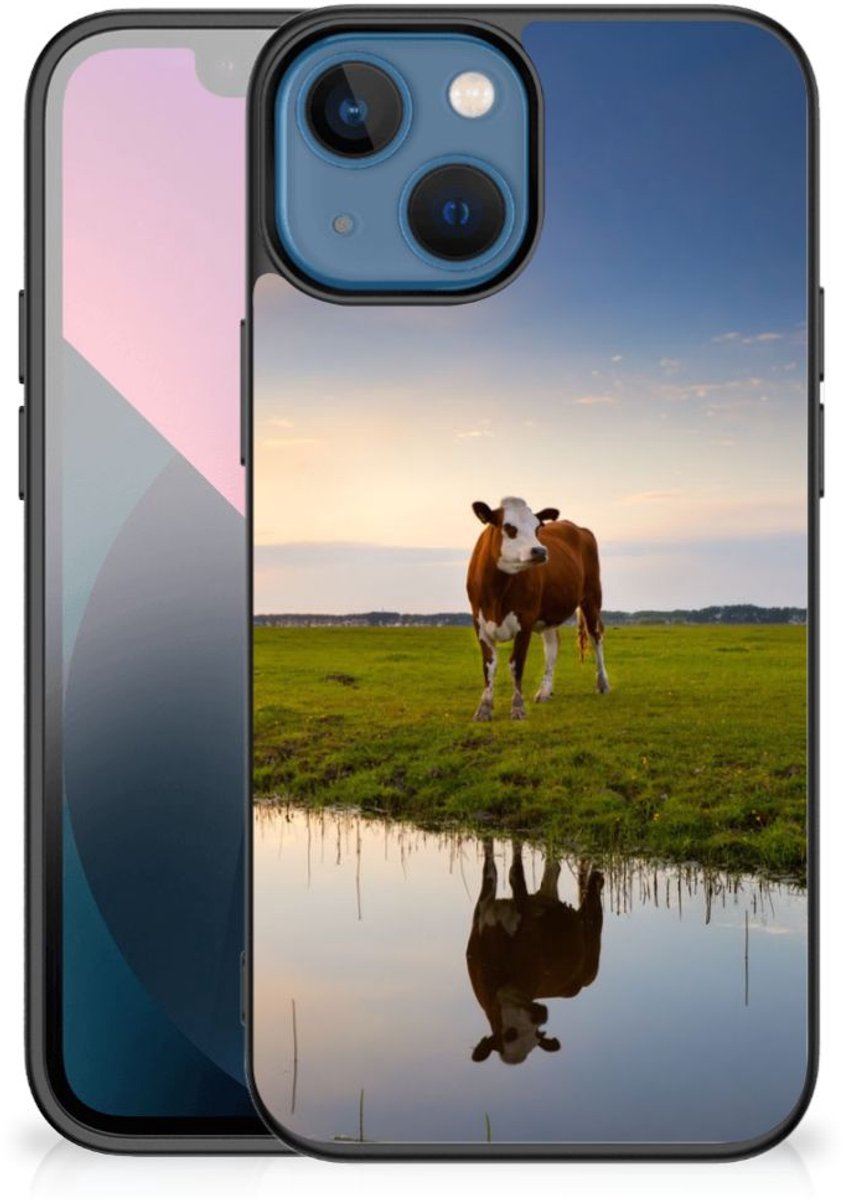 Apple iPhone 13 mini Dierenprint Telefoonhoesje Koe