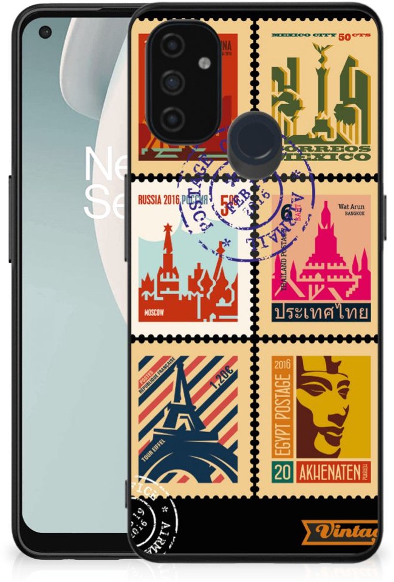 OnePlus Nord N100 TPU Backcover Postzegels
