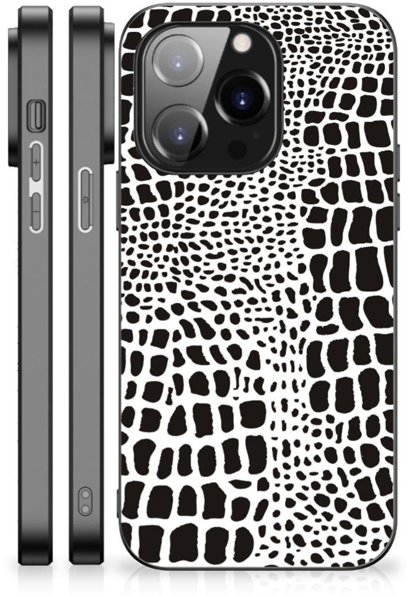 iPhone 14 Pro Dierenprint Telefoonhoesje Slangenprint