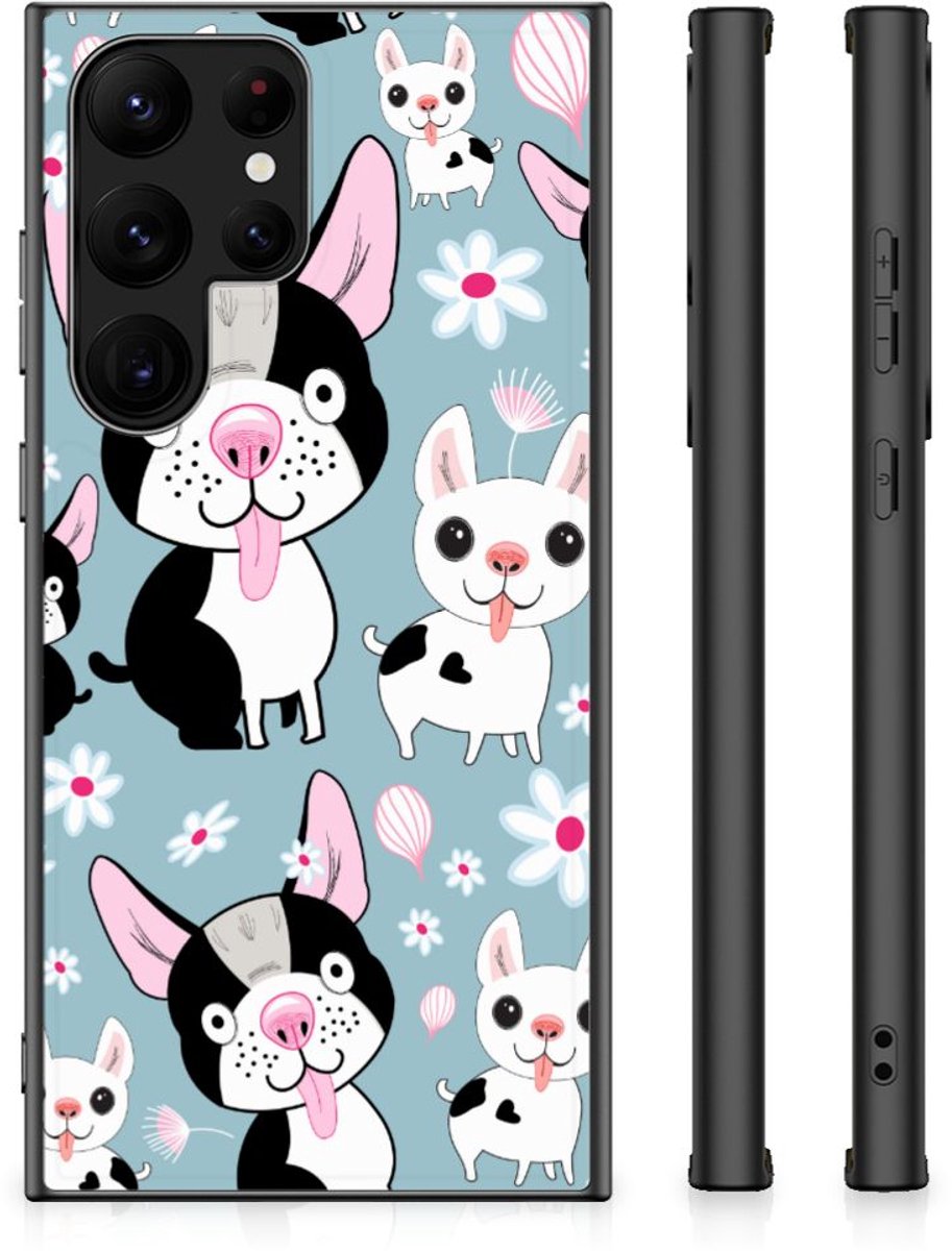 Samsung Galaxy S23 Ultra Dierenprint Telefoonhoesje Hondjes