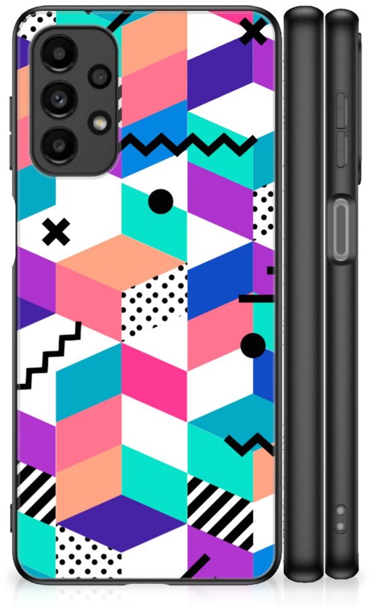 Samsung Galaxy A13 4G Backcover Blokken Kleurrijk
