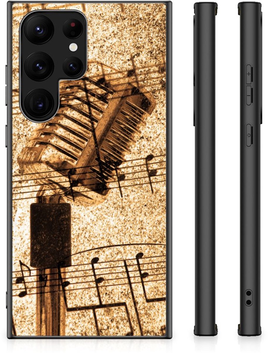 Samsung Galaxy S23 Ultra Silicone Back Case Bladmuziek
